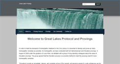 Desktop Screenshot of greatlakesprovings.com